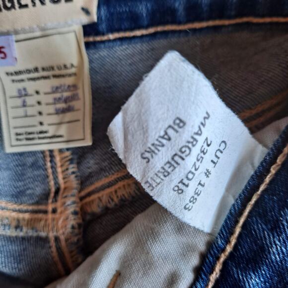 L'Agence Marguerite High Rise Skinny Ankle Denim Jeans in Mid wash - Size 25 - Picture 8 of 10